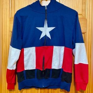 Marvel Captain America Costume Hoodie (Boys Size XL)